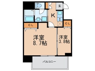 ヴィラ・セレーノ玉造本町の物件間取画像